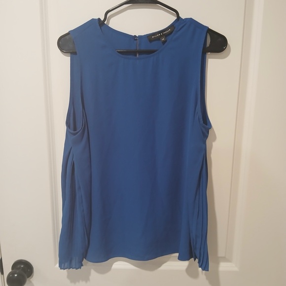 ⭐️ Willow & Thread Royal Blue‎ Tank Blouse size large - Picture 1 of 4